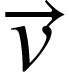 <math xmlns="http://www.w3.org/1998/Math/MathML"><mover><mi>v</mi><mo>&#x2192;</mo></mover></math>